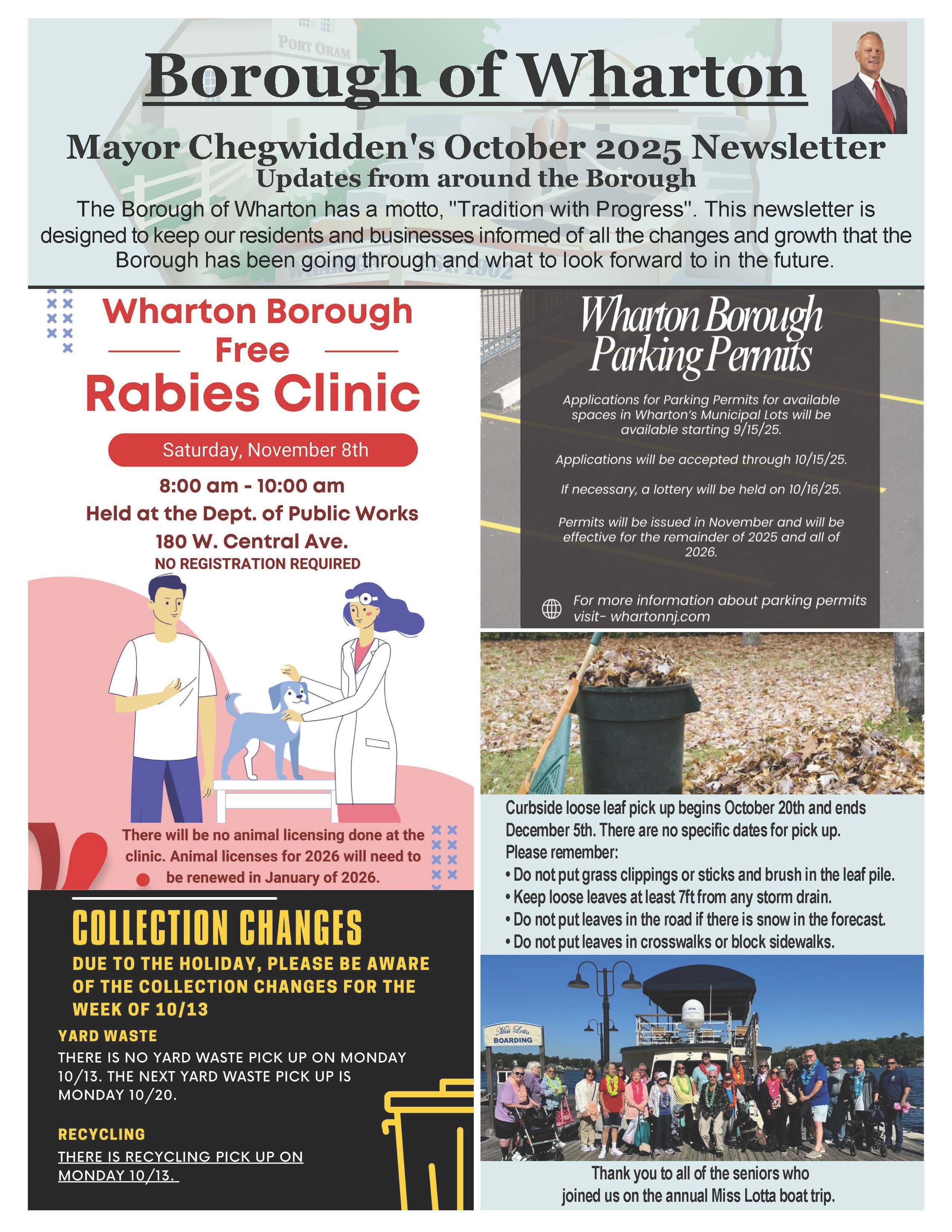October Newsletter Page 1