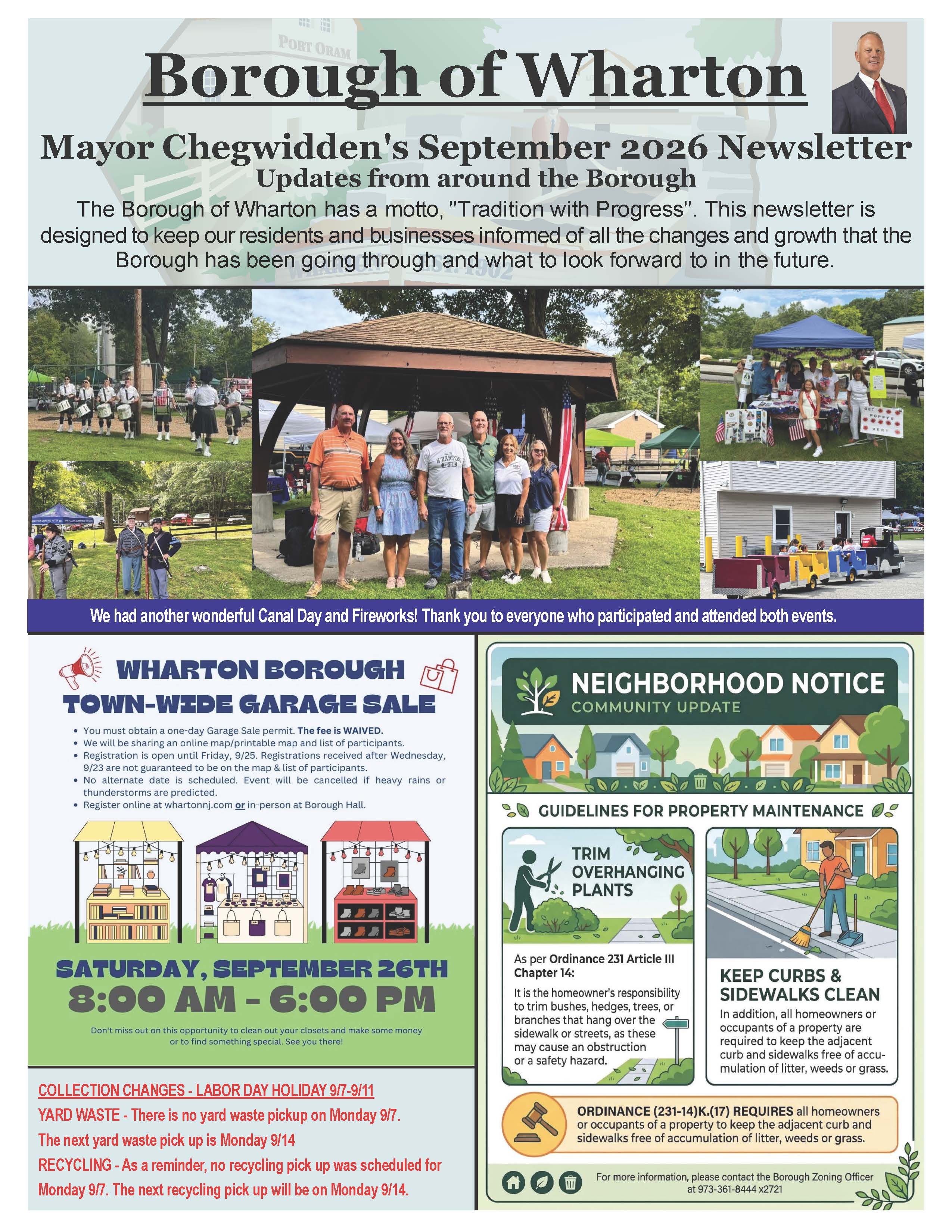 September 2026 Newsletter Page 1