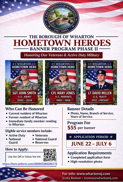 HHB program flyer with QR and URL